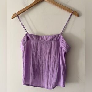 Urban Outfitters Debbie Purple Square-Neck Cami Lavender Purple